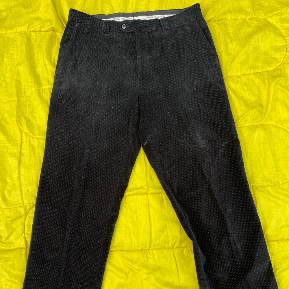 LINEA NATURALE Italian Cuffed Dress Pants w/Spots